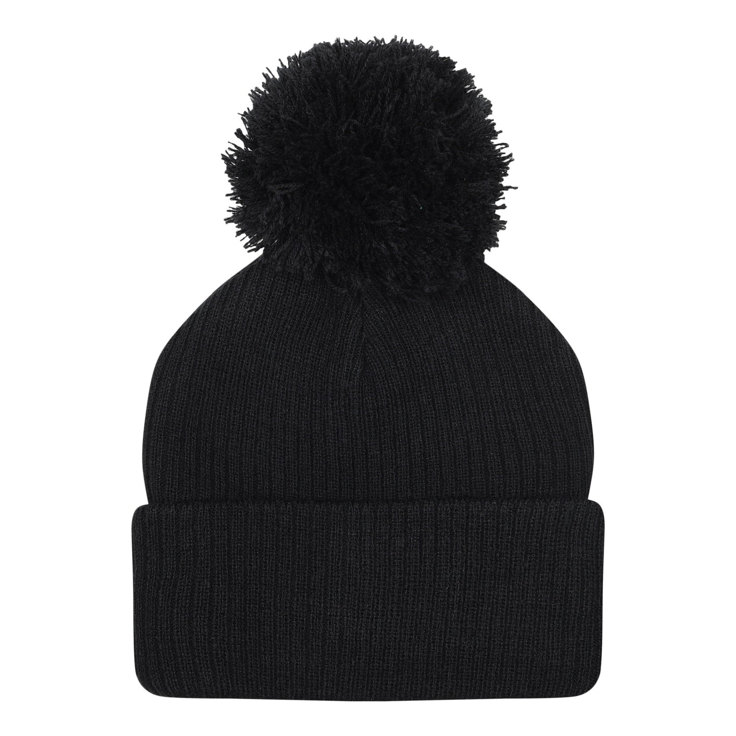Black - Back - Umbro Childrens-Kids Bobble Beanie