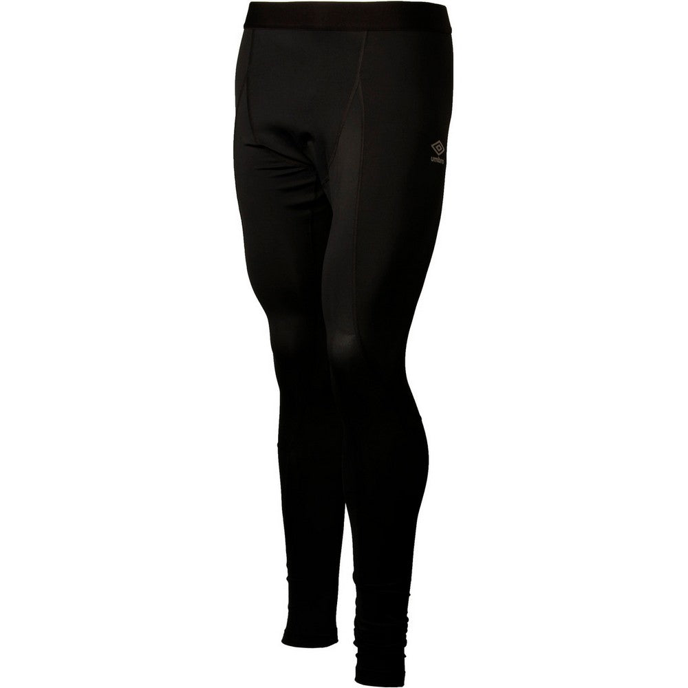 Black - Front - Umbro Unisex Adult Elite Compression Base Layer Bottoms
