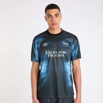 Black - Front - Umbro Unisex Adult Boiler Room Football Jersey