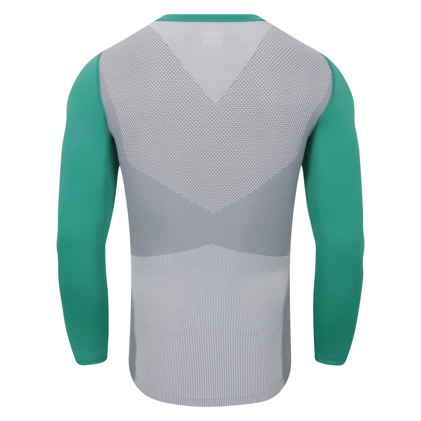 Golf Green-Grey - Back - Umbro Mens Pro Long-Sleeved Base Layer Top