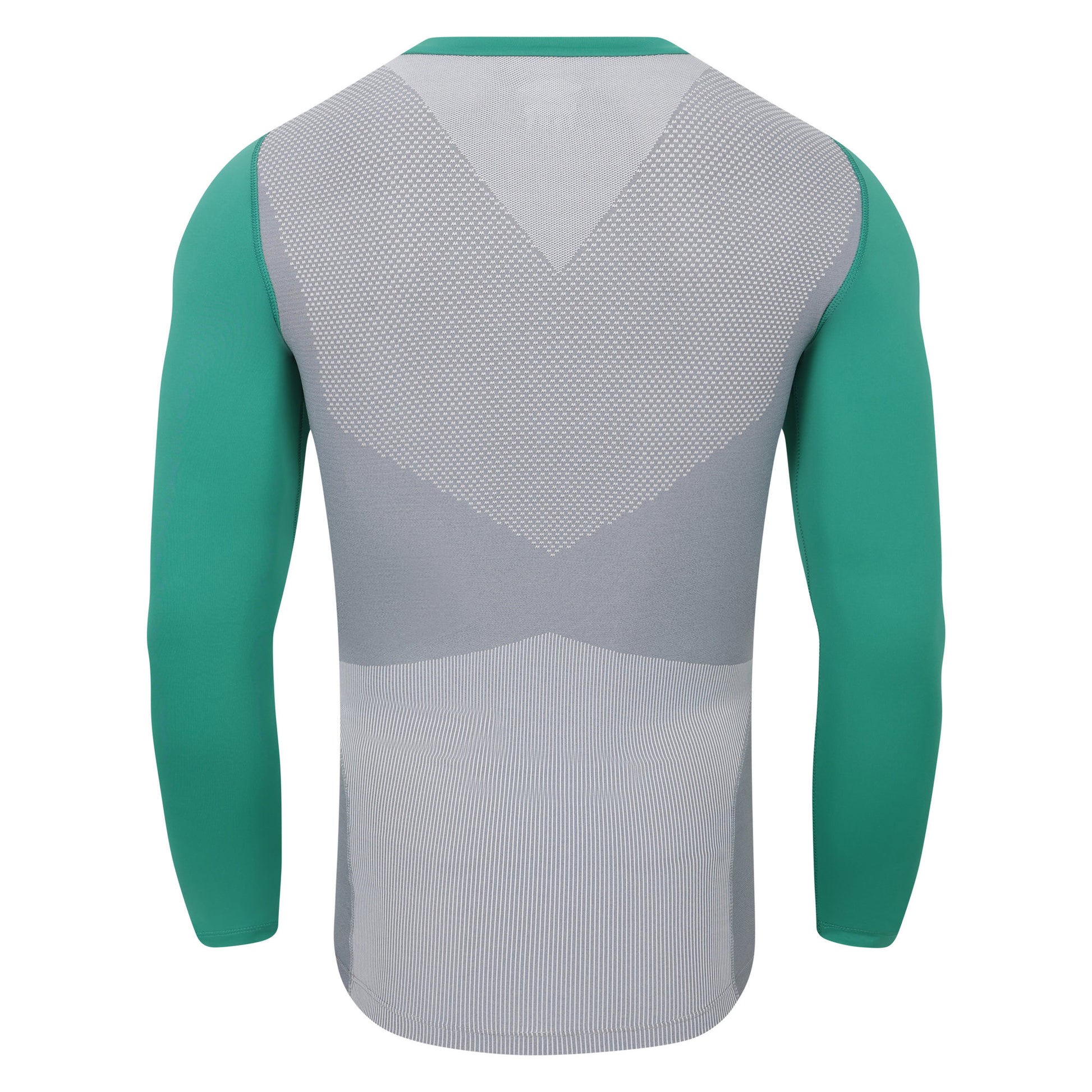 Golf Green-Grey - Back - Umbro Mens Pro Long-Sleeved Base Layer Top