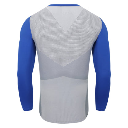 Deep Surf-Grey - Back - Umbro Mens Pro Long-Sleeved Base Layer Top