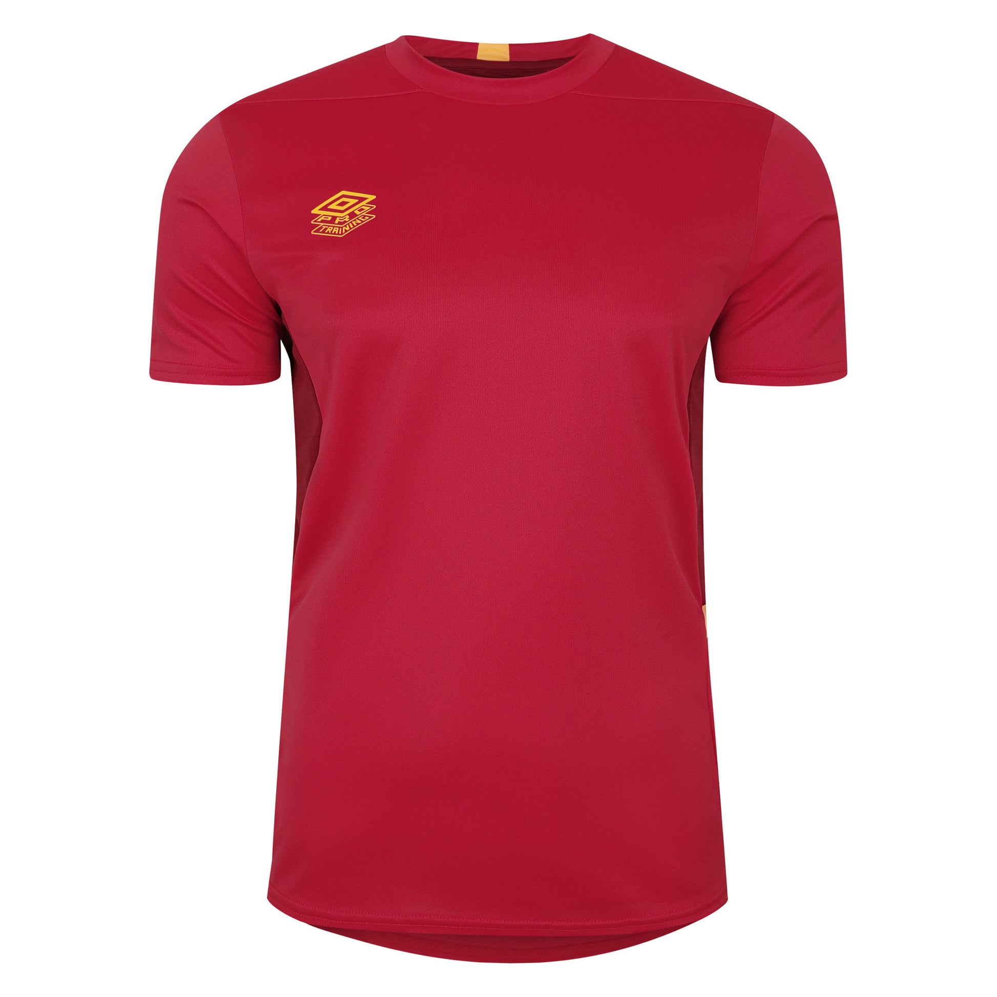 Teaberry-Deep Claret-Orange Pop - Front - Umbro Mens Premier Training Jersey