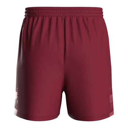 New Claret - Back - Umbro Childrens-Kids Vier Shorts