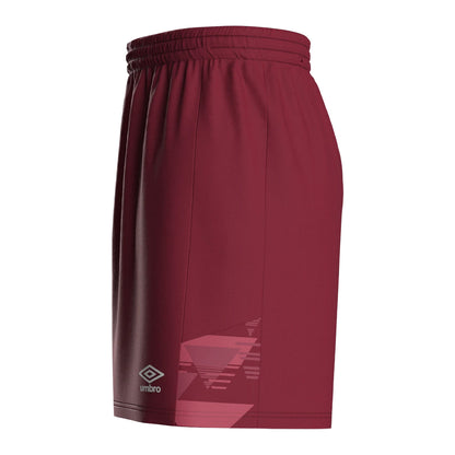 New Claret - Side - Umbro Childrens-Kids Vier Shorts