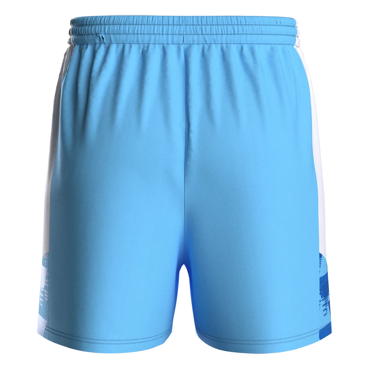 Sky Blue-White - Back - Umbro Childrens-Kids Vier Shorts