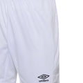 White - Side - Umbro Childrens-Kids Vier Shorts