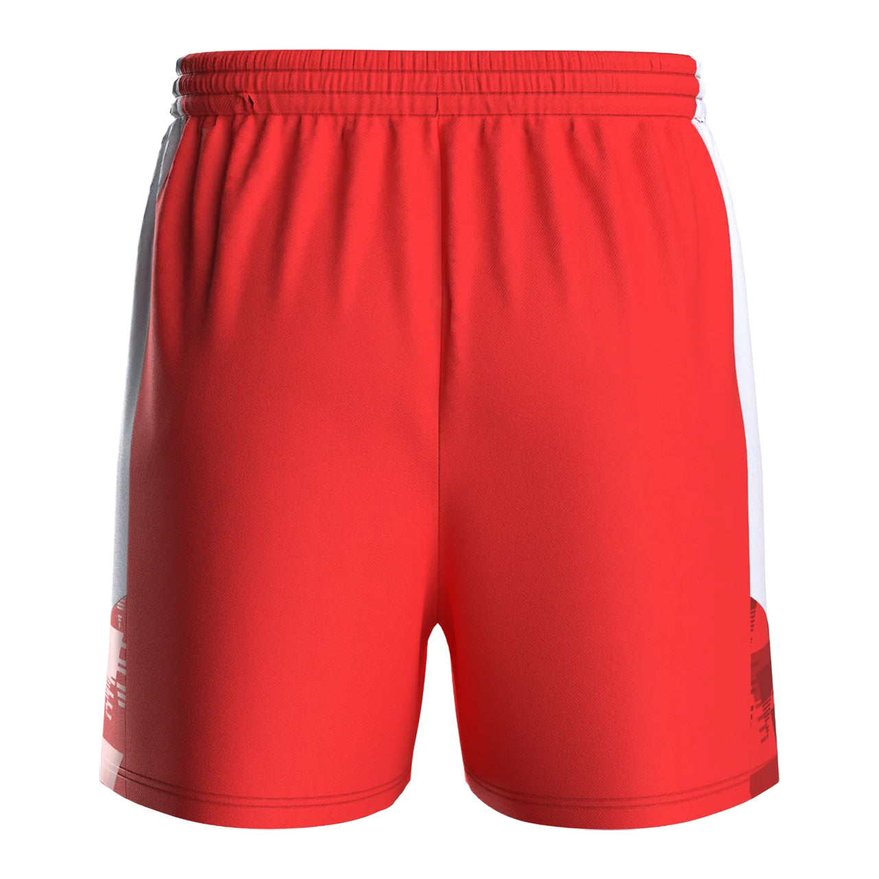 Vermillion-White - Back - Umbro Childrens-Kids Vier Shorts