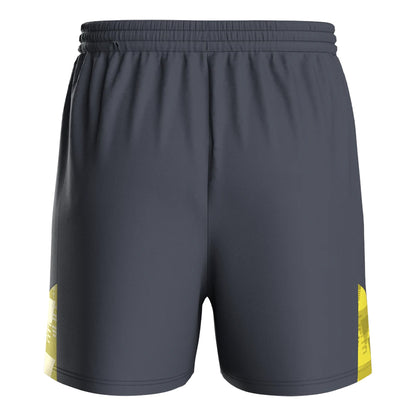 Carbon-Blazing Yellow - Back - Umbro Childrens-Kids Vier Shorts