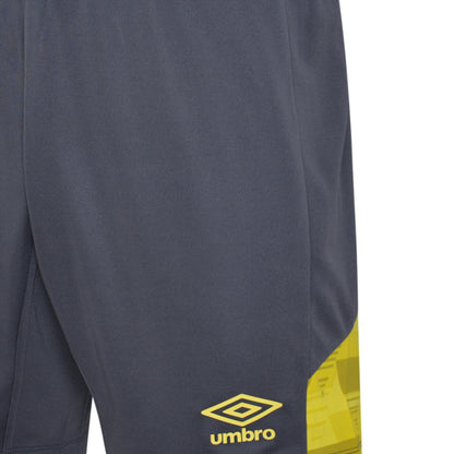 Carbon-Blazing Yellow - Lifestyle - Umbro Childrens-Kids Vier Shorts