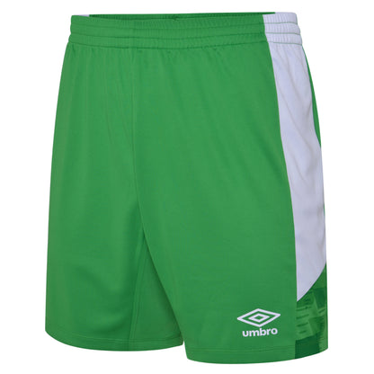 Emerald-White - Front - Umbro Childrens-Kids Vier Shorts