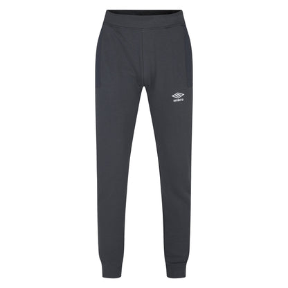 Carbon - Front - Umbro Mens Premier Fleece Trousers
