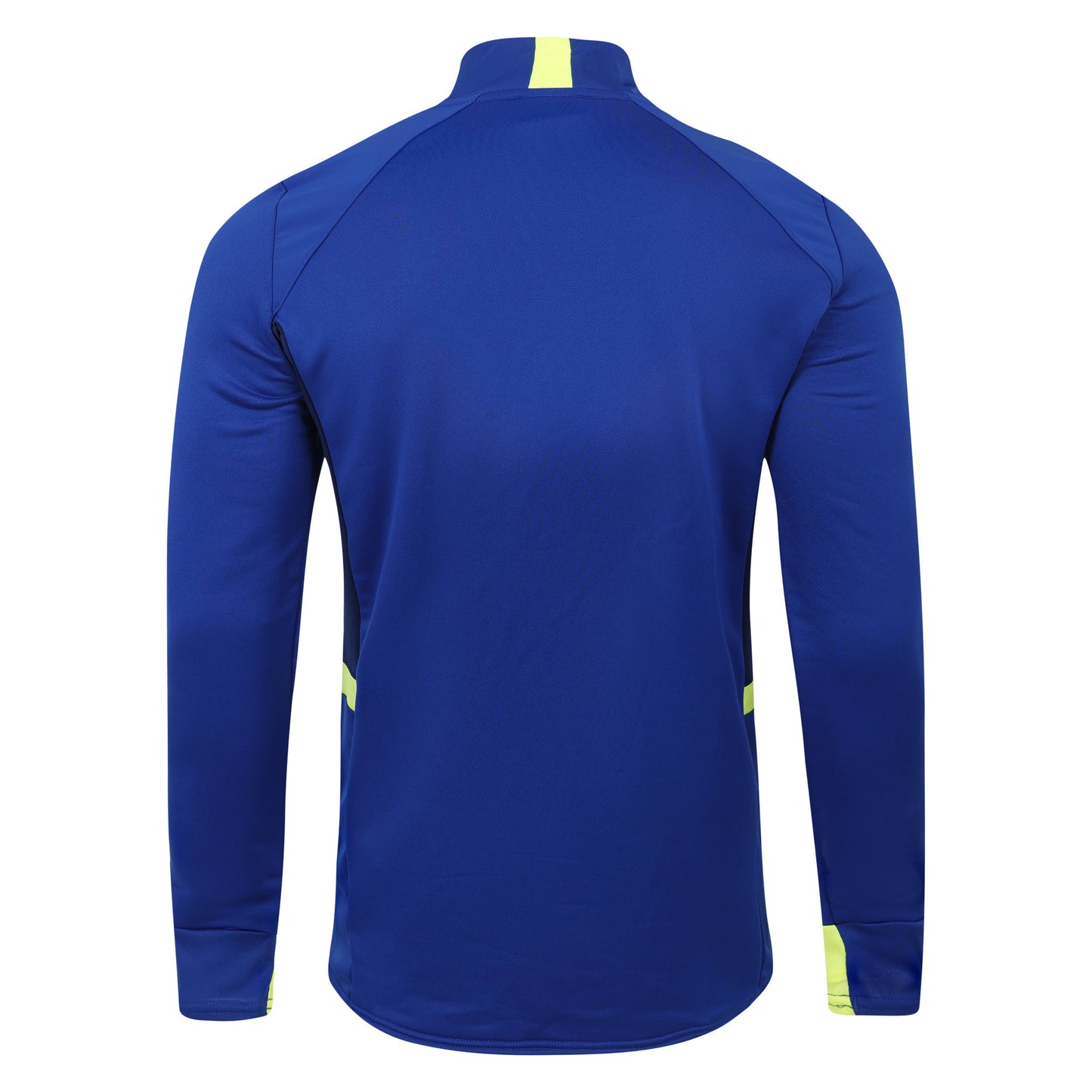 Deep Surf-Blue Depth-Safety Yellow - Back - Umbro Mens Premier Drill Top