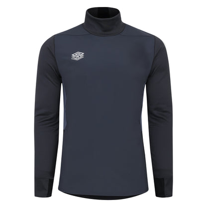 Carbon-Grisaille-Black - Front - Umbro Mens Premier Drill Top