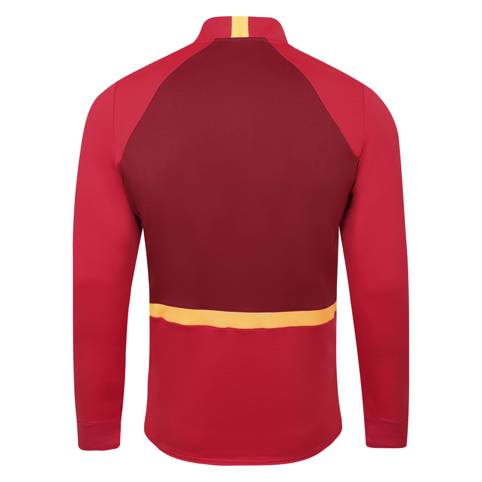 Teaberry-Deep Claret-Orange Pop - Back - Umbro Mens Premier Training Midlayer