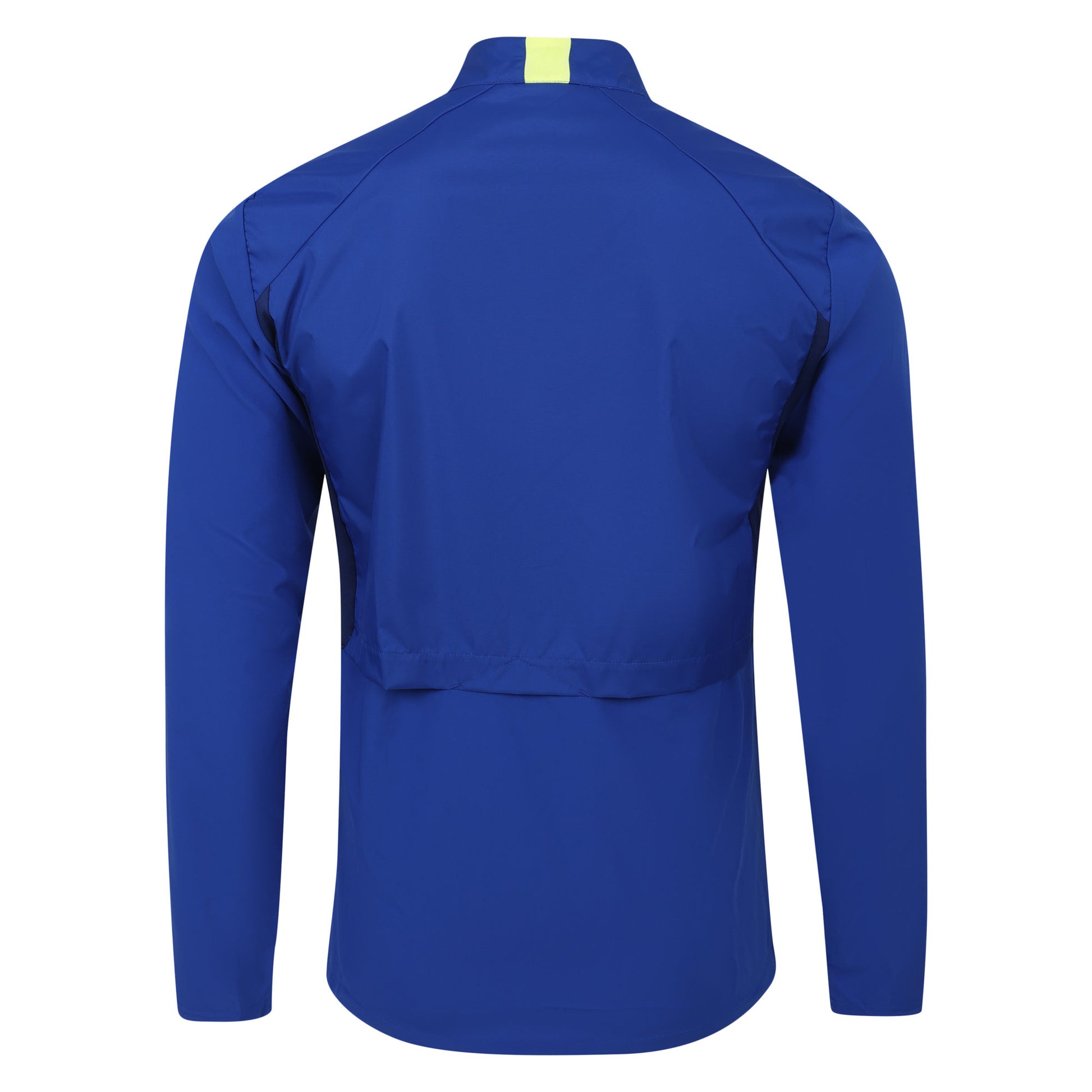 Deep Surf-Blue Depth-Safety Yellow - Back - Umbro Mens Premier Pro Training Jacket