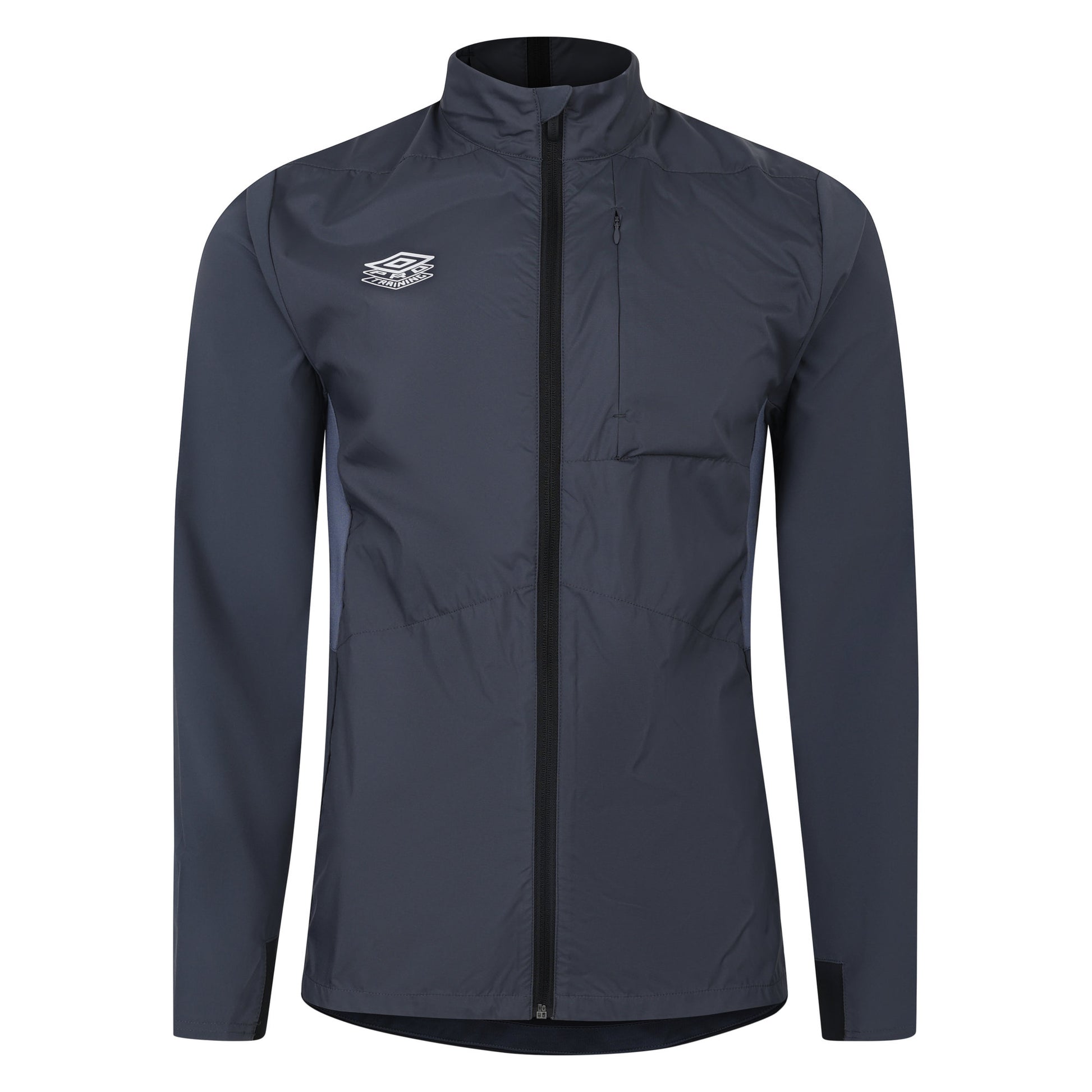Carbon-Grisaille-Black - Front - Umbro Mens Premier Pro Training Jacket