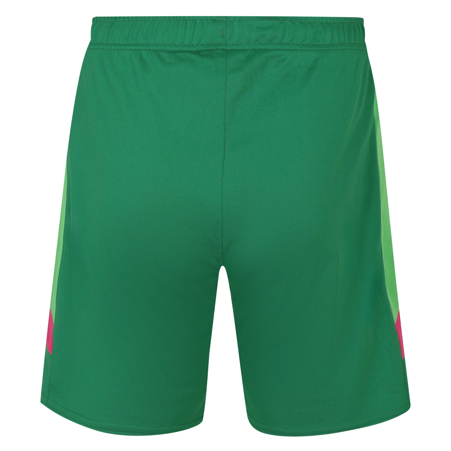 Jolly Green-Pink Glow - Back - Umbro Mens Contrast Trim Goalkeeper Shorts