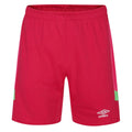 Bright Rose-Andean Toucan - Front - Umbro Mens Contrast Trim Goalkeeper Shorts