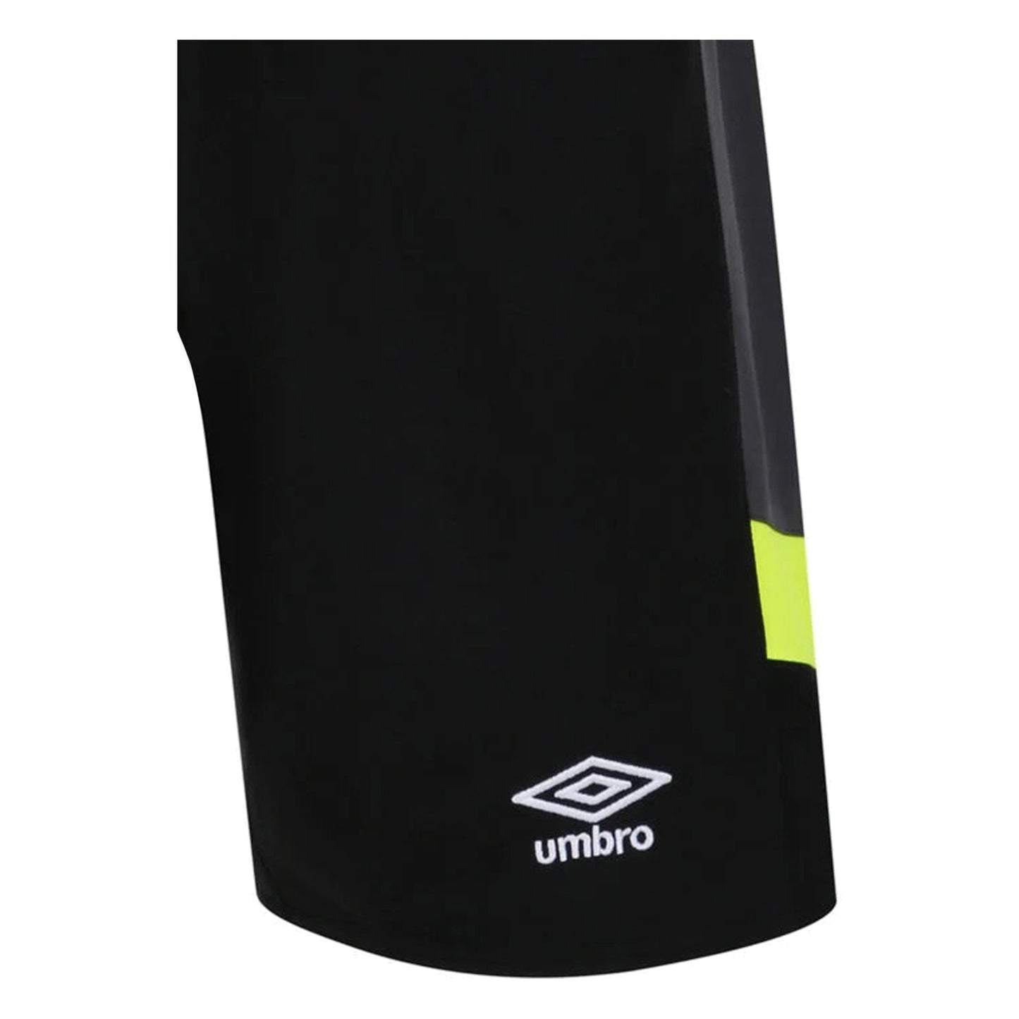 Black-Safety Yellow - Back - Umbro Mens Contrast Trim Goalkeeper Shorts
