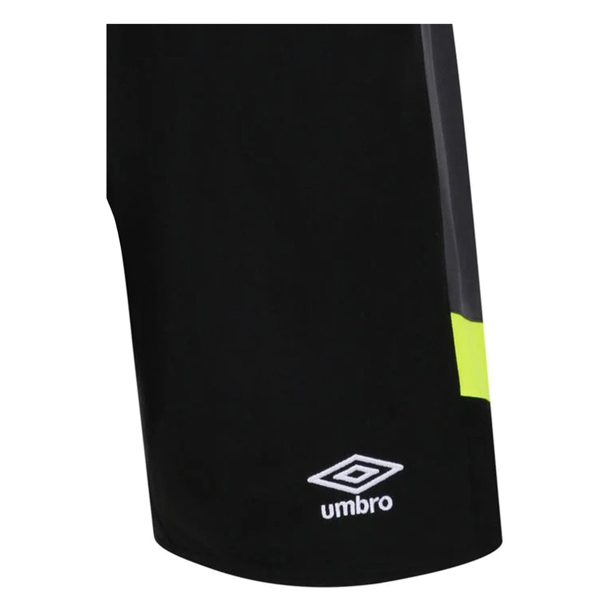 Black-Safety Yellow - Back - Umbro Mens Contrast Trim Goalkeeper Shorts