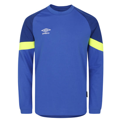 Dazzling Blue-Sodalite Blue-Safety Yellow - Front - Umbro Mens Long-Sleeved Goalkeeper Jersey
