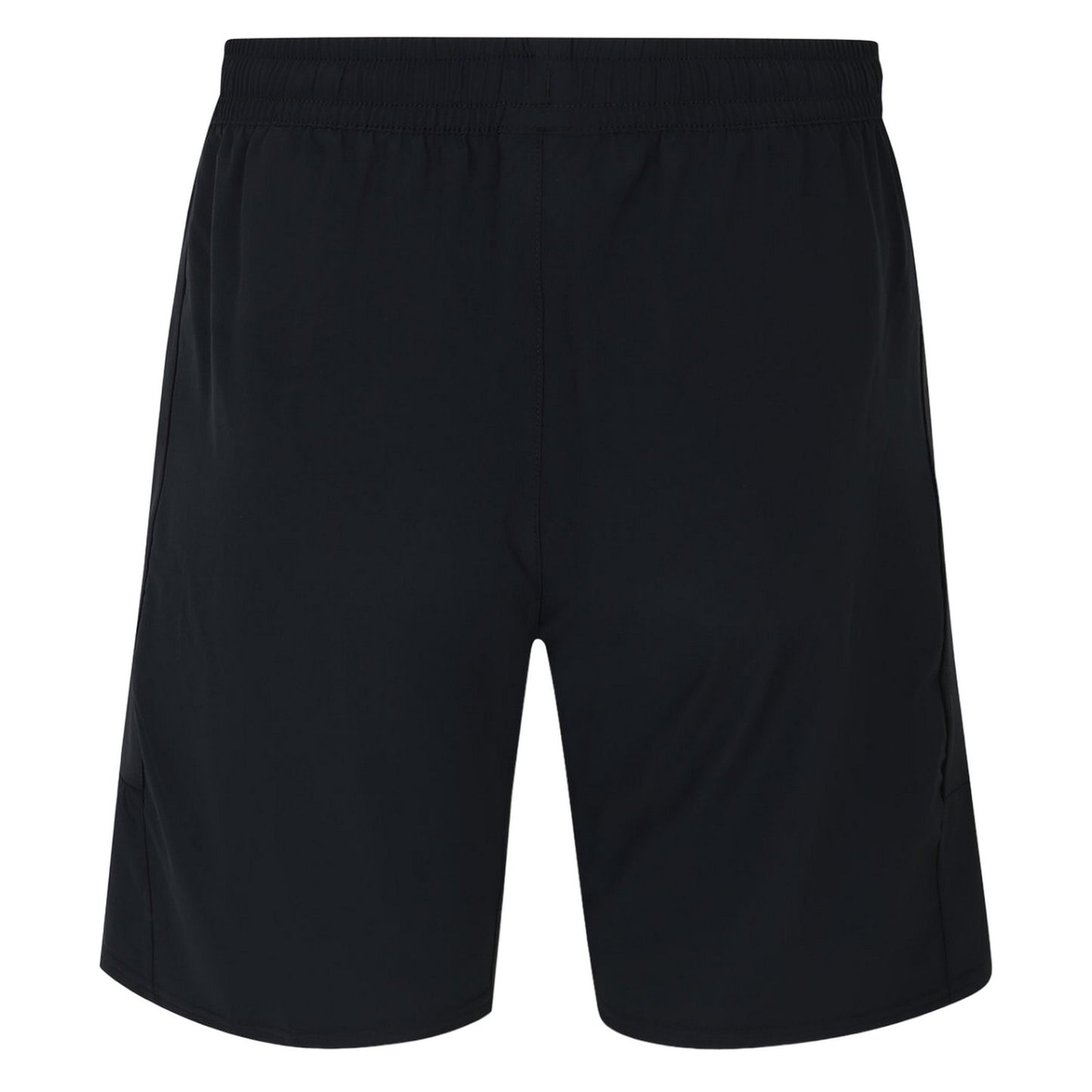 Black - Back - Umbro Mens Premier Woven Long Length Shorts