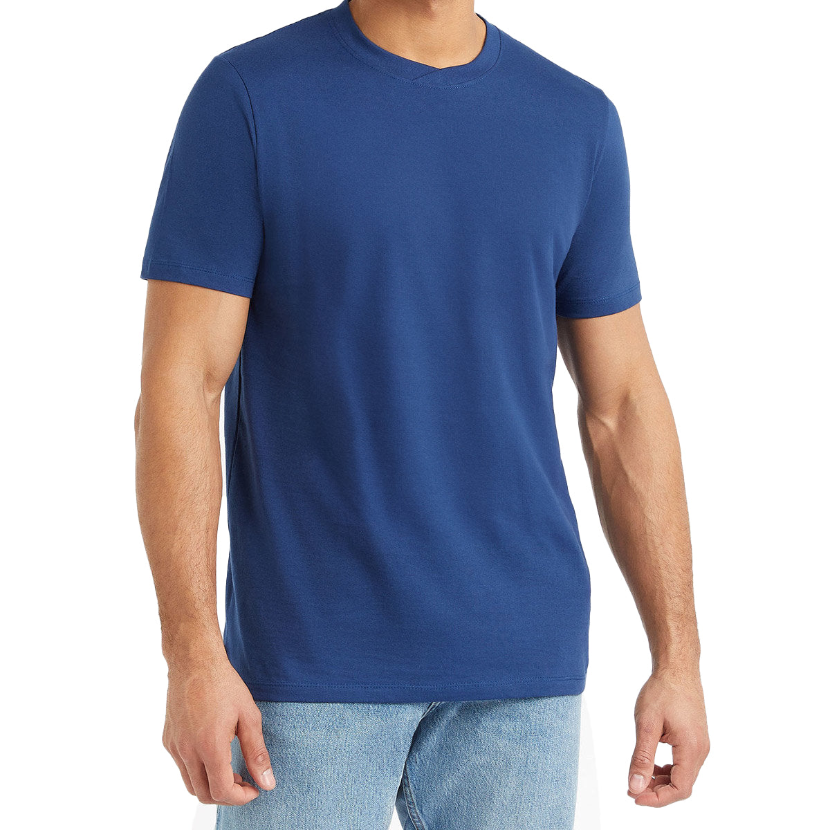 Navy - Side - Umbro Mens Club Leisure T-Shirt