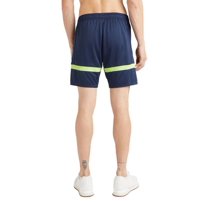 Dark Navy-Safety Yellow - Back - Umbro Unisex Adult Premier Training Shorts