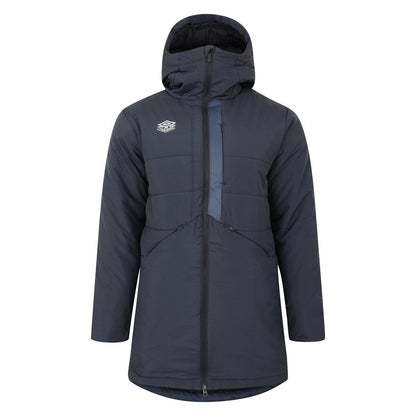 Carbon-Grisaille - Front - Umbro Mens Premier Logo Padded Jacket