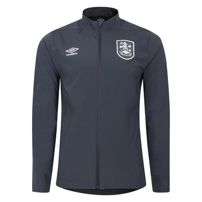 Carbon - Front - Umbro Mens Premier Presentation Huddersfield Town AFC Jacket