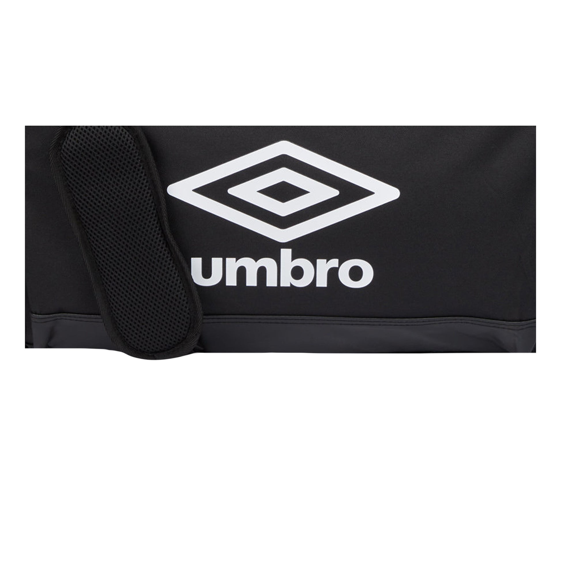 Black-White - Back - Umbro Wheeled Duffel Bag