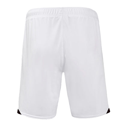 White - Back - Umbro Childrens-Kids 24-25 Heart Of Midlothian FC Home Shorts