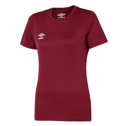 New Claret - Front - Umbro Womens-Ladies Club Jersey