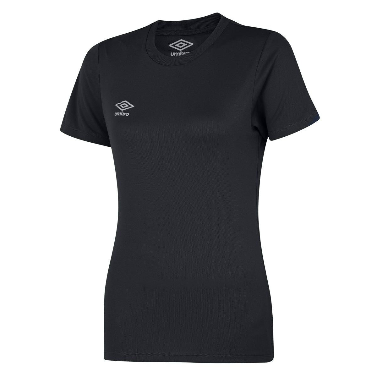 Black - Front - Umbro Womens-Ladies Club Jersey