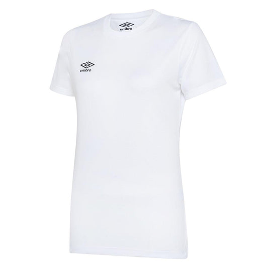 White - Front - Umbro Womens-Ladies Club Jersey
