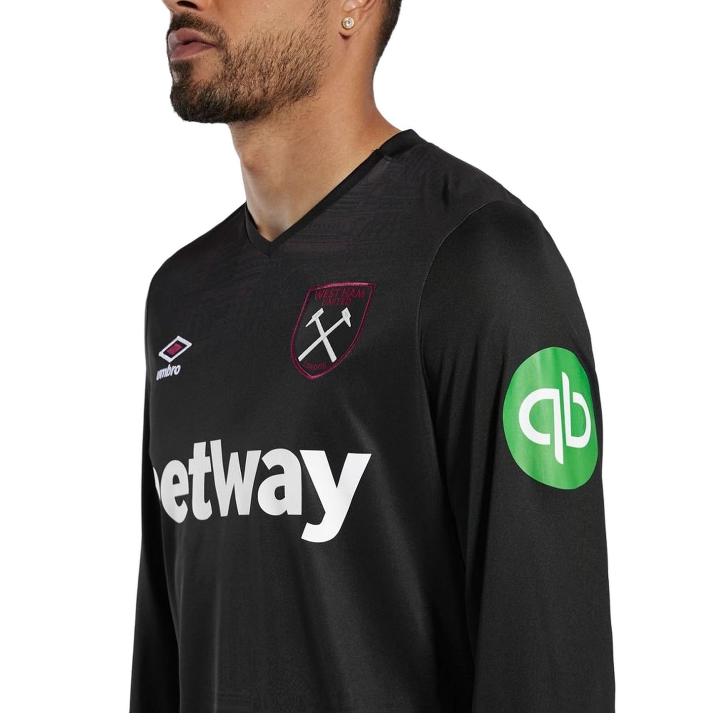 Claret-Blue - Side - Umbro Mens 24-25 West Ham United FC Away Jersey