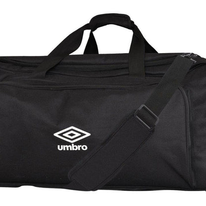 Black - Side - Umbro Megadeck II Wheeled Duffel Bag