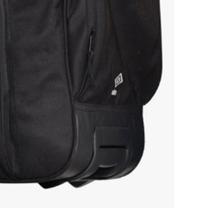 Black - Pack Shot - Umbro Megadeck II Wheeled Duffel Bag