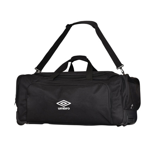 Black - Front - Umbro Megadeck II Wheeled Duffel Bag