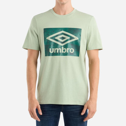 Frosty Green - Front - Umbro Mens Digi Camo Box T-Shirt