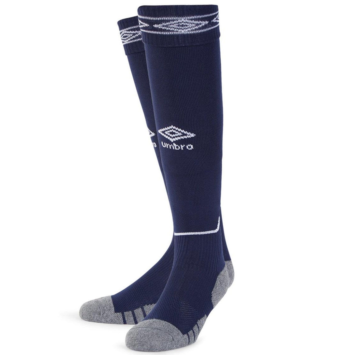 Navy-White - Back - Umbro Diamond Football Socks