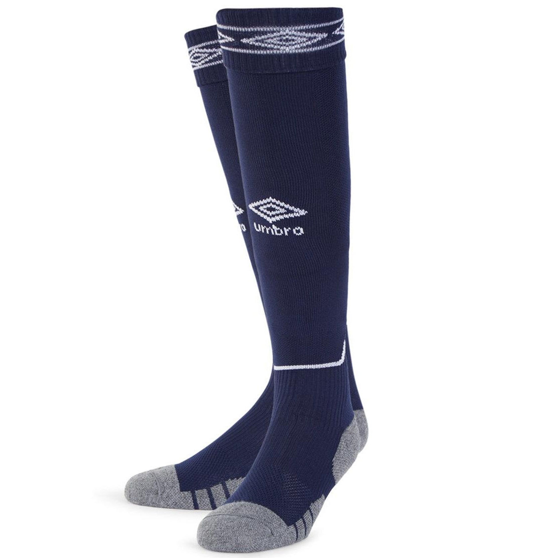 Navy-White - Back - Umbro Diamond Football Socks