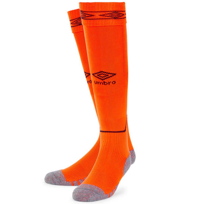 Shocking Orange-Black - Back - Umbro Diamond Football Socks
