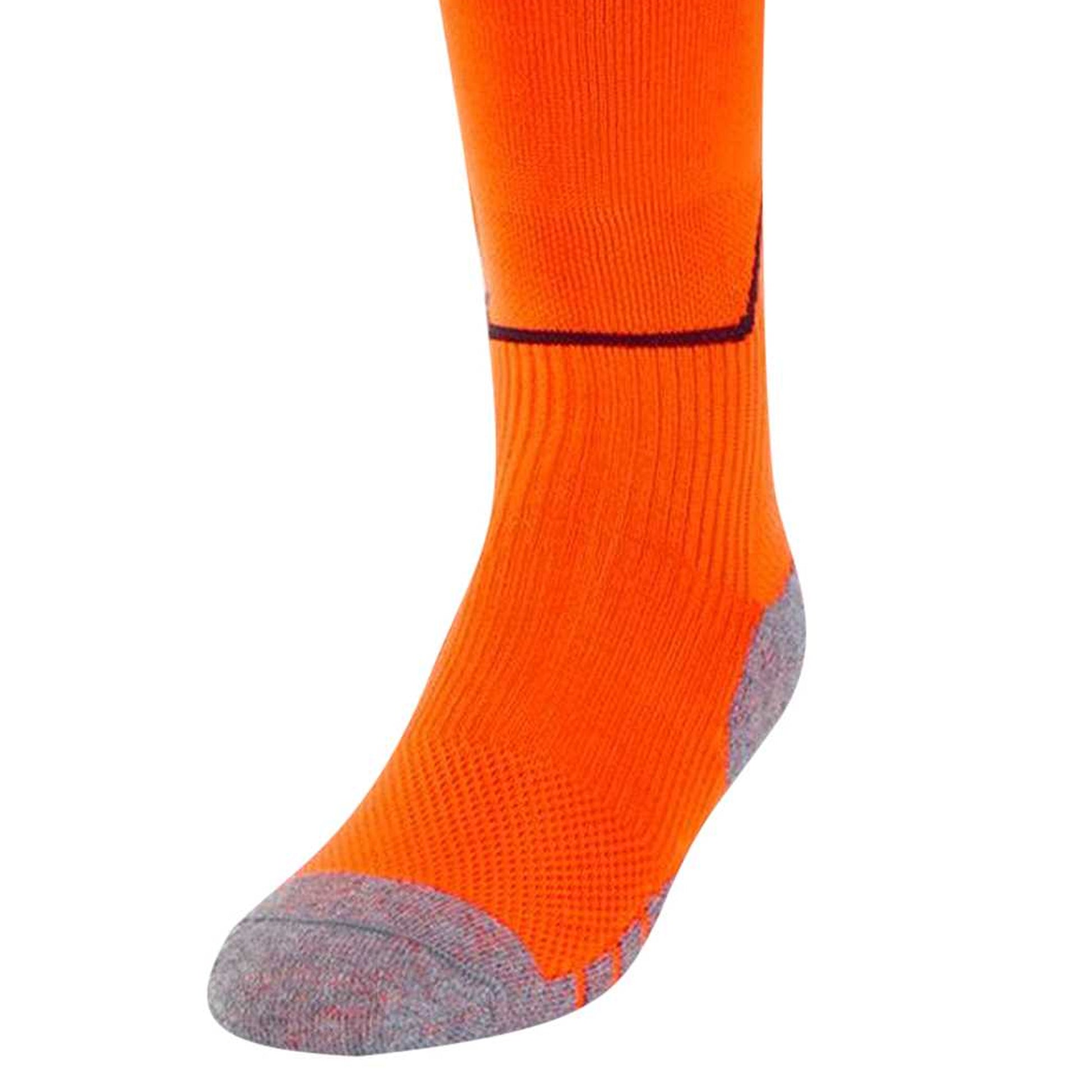 Shocking Orange-Black - Side - Umbro Diamond Football Socks