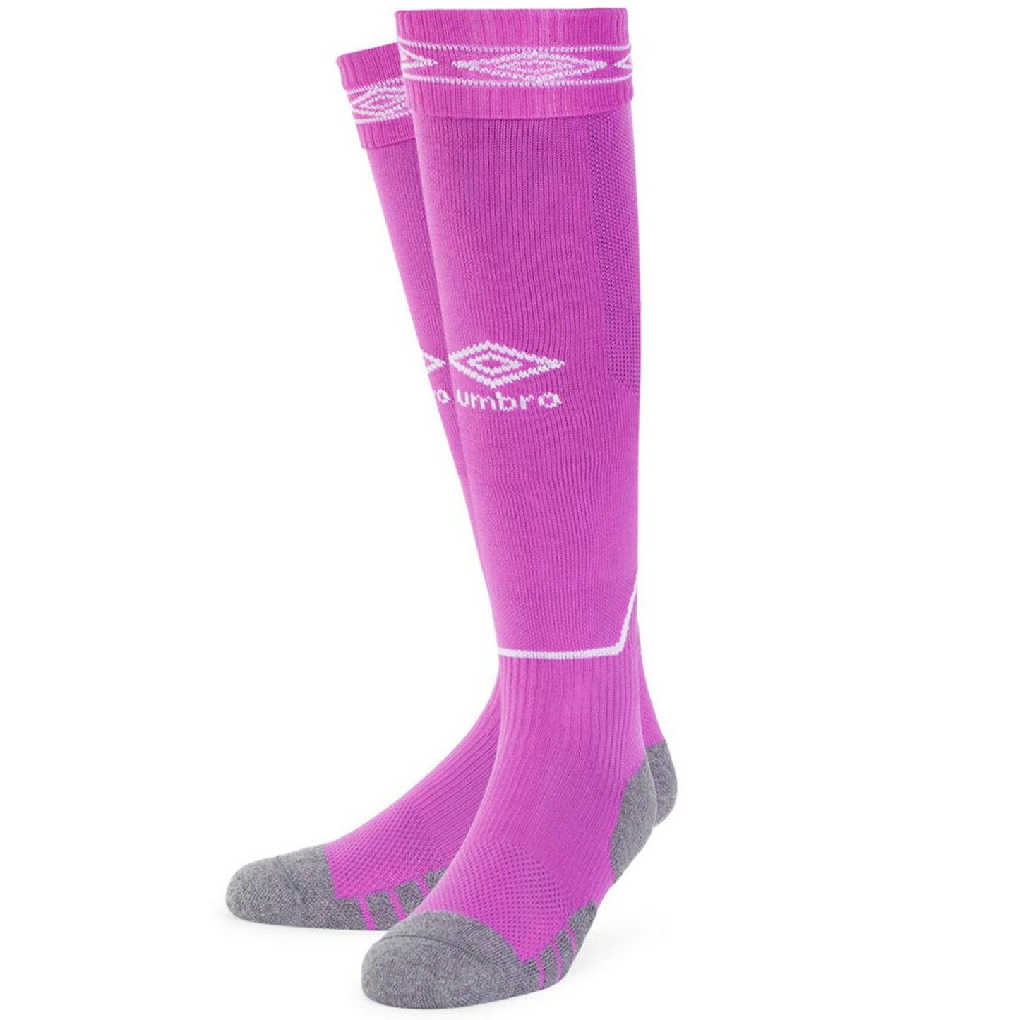 Purple Cactus-White - Back - Umbro Diamond Football Socks