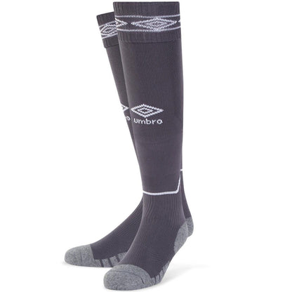 Carbon-White - Back - Umbro Diamond Football Socks