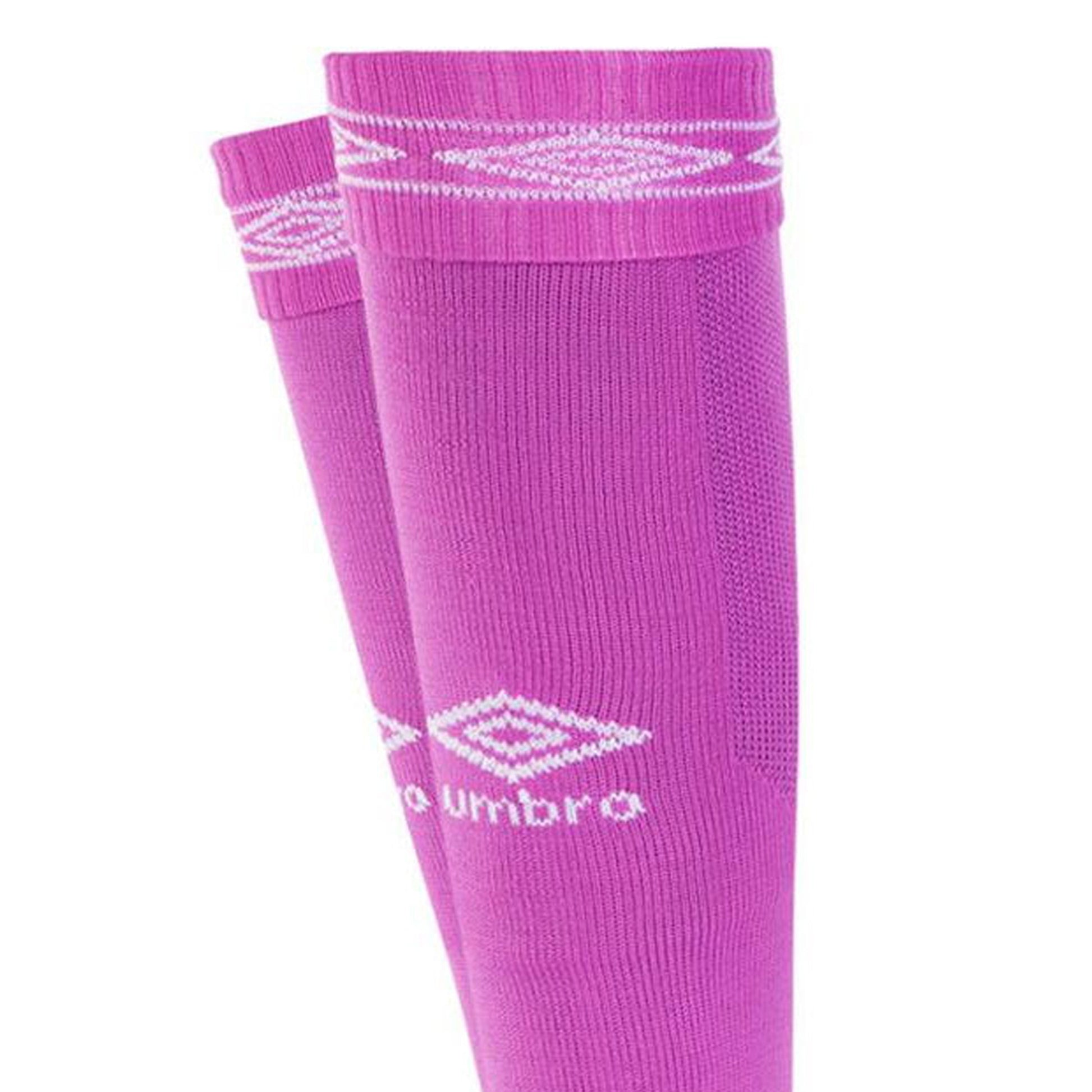 Purple Cactus-White - Lifestyle - Umbro Diamond Football Socks