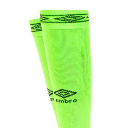 Green Gecko-Black - Side - Umbro Diamond Football Socks