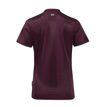 Maroon - Back - Umbro Womens-Ladies 24-25 Heart Of Midlothian FC Home Jersey